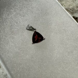 0.6 carat silver citrine necklace pendant from Angara